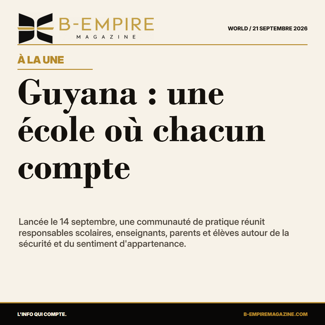 Au Guyana, une communauté pour faire de l'école un lieu sûr