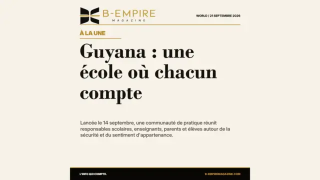 Au Guyana, une communauté pour faire de l'école un lieu sûr