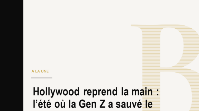 Hollywood reprend la main : l’été où la Gen Z a sauvé le box-office