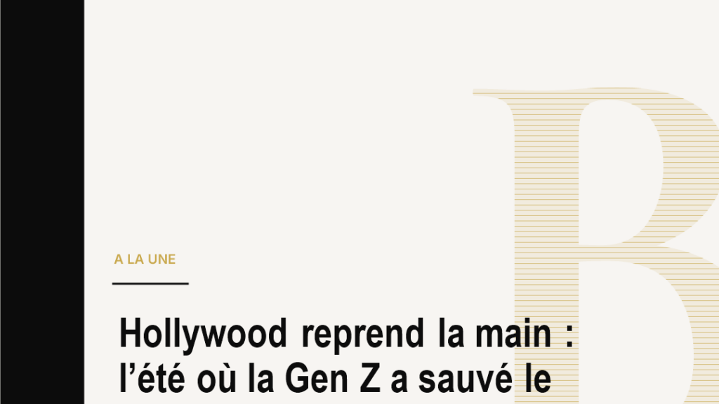 Hollywood reprend la main : l’été où la Gen Z a sauvé le box-office