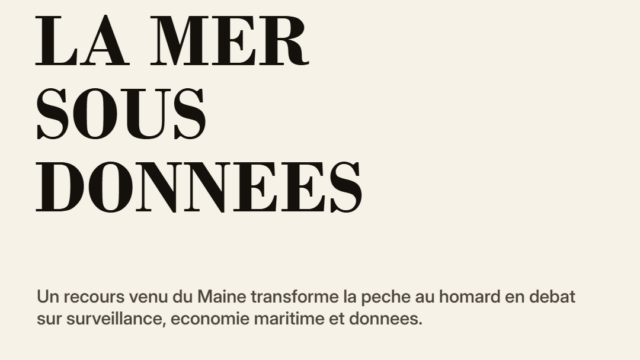 traceurs GPS homard Maine : Le combat d'un pecheur du Maine contre les traceurs GPS