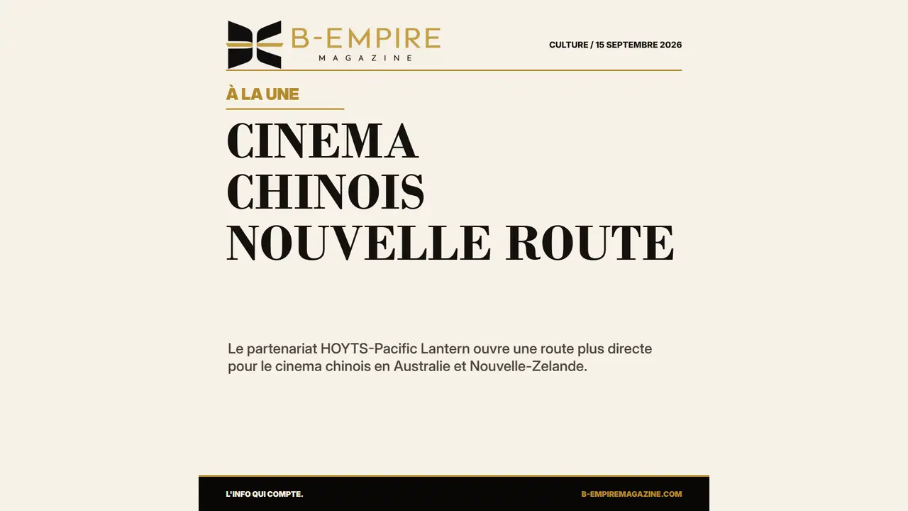 HOYTS et Pacific Lantern ouvrent une nouvelle route au cinema chinois