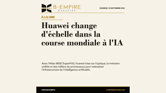 Huawei change d'échelle dans la course mondiale à l'IA