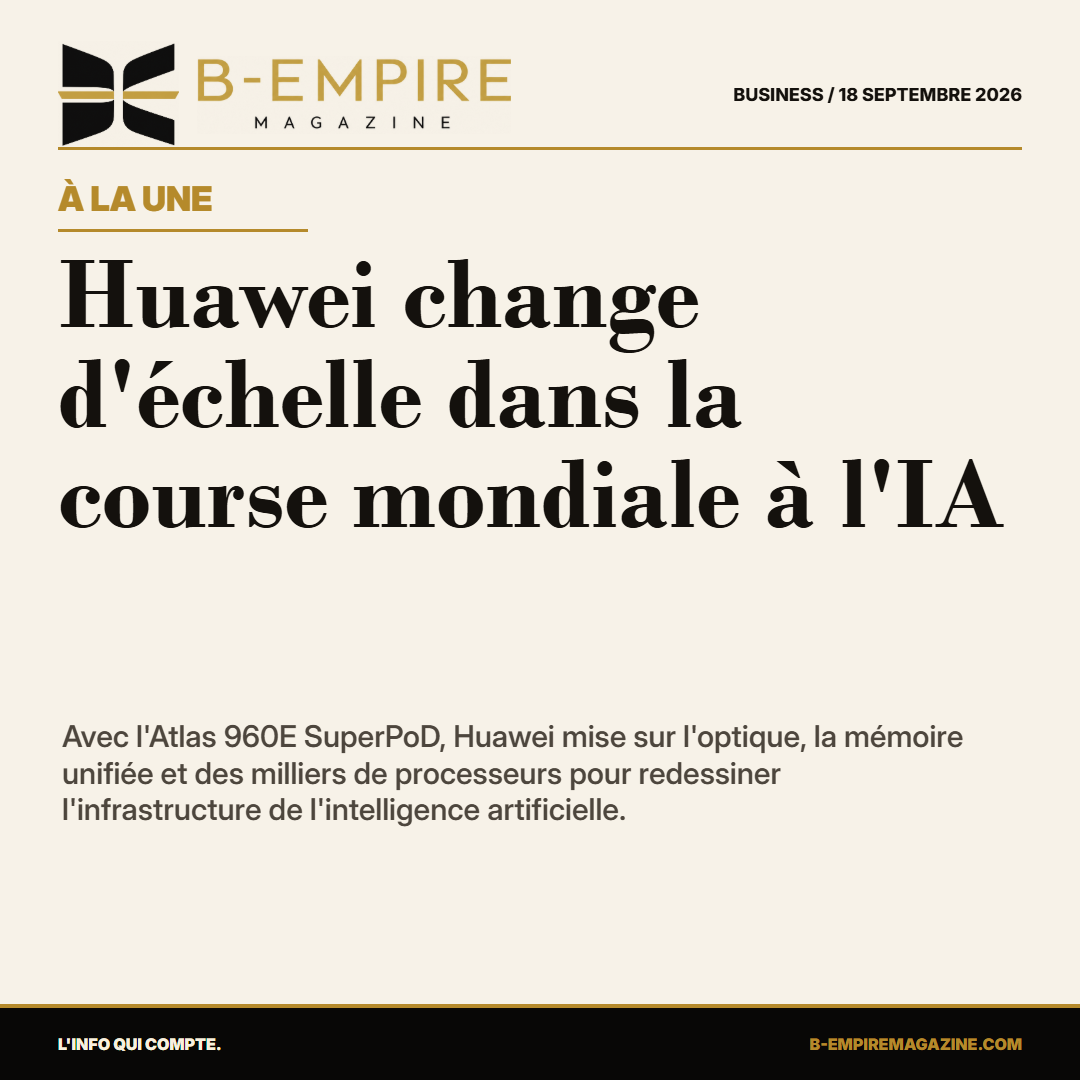 Huawei change d'échelle dans la course mondiale à l'IA