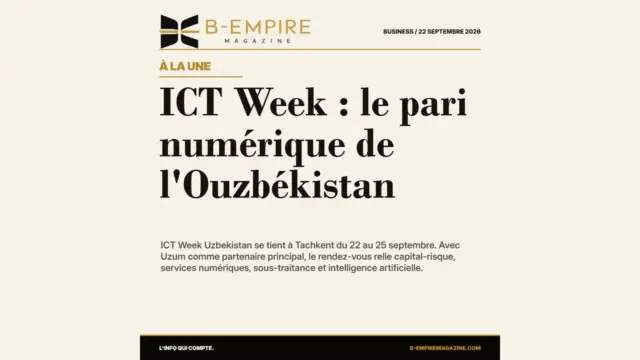 À Tachkent, ICT Week veut faire de l'Ouzbékistan une plateforme numérique régionale