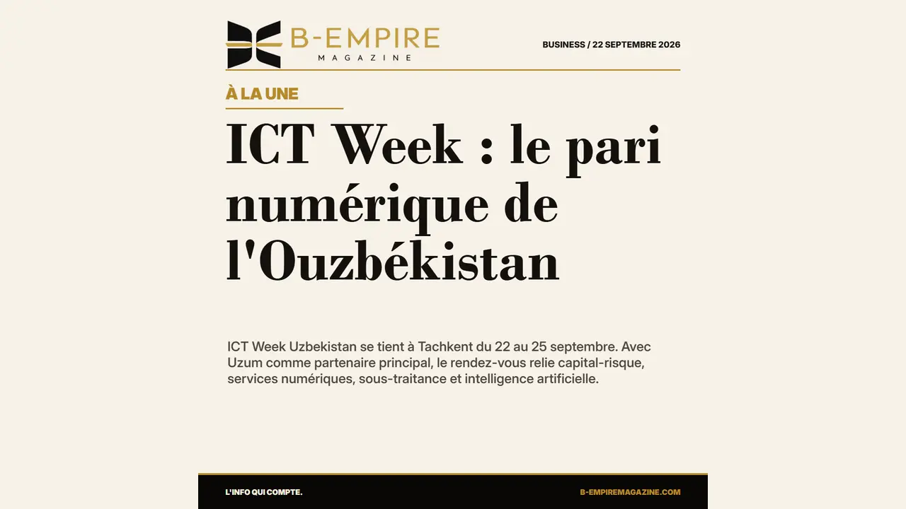 À Tachkent, ICT Week veut faire de l'Ouzbékistan une plateforme numérique régionale