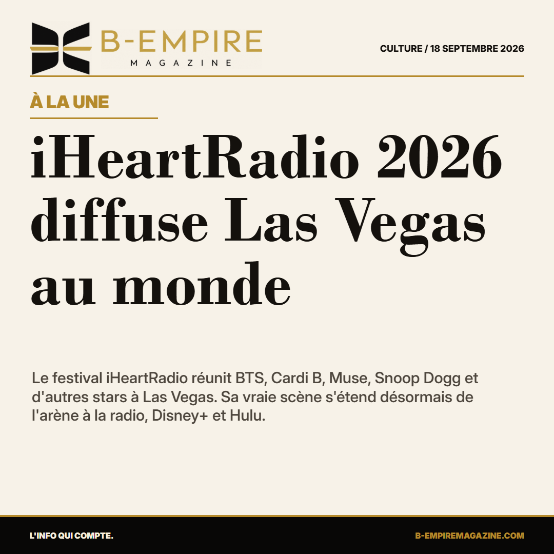 iHeartRadio 2026 diffuse Las Vegas au monde