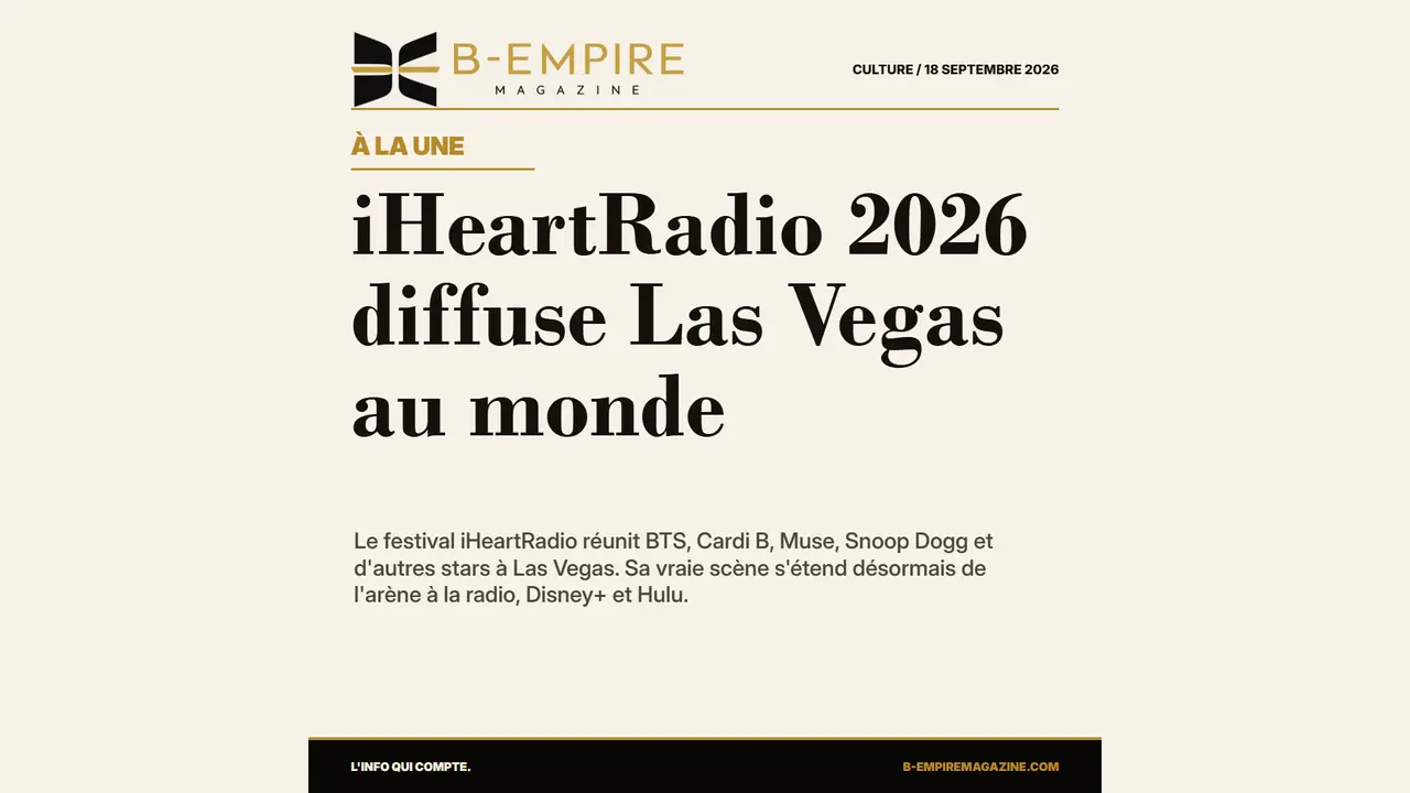 iHeartRadio 2026 diffuse Las Vegas au monde