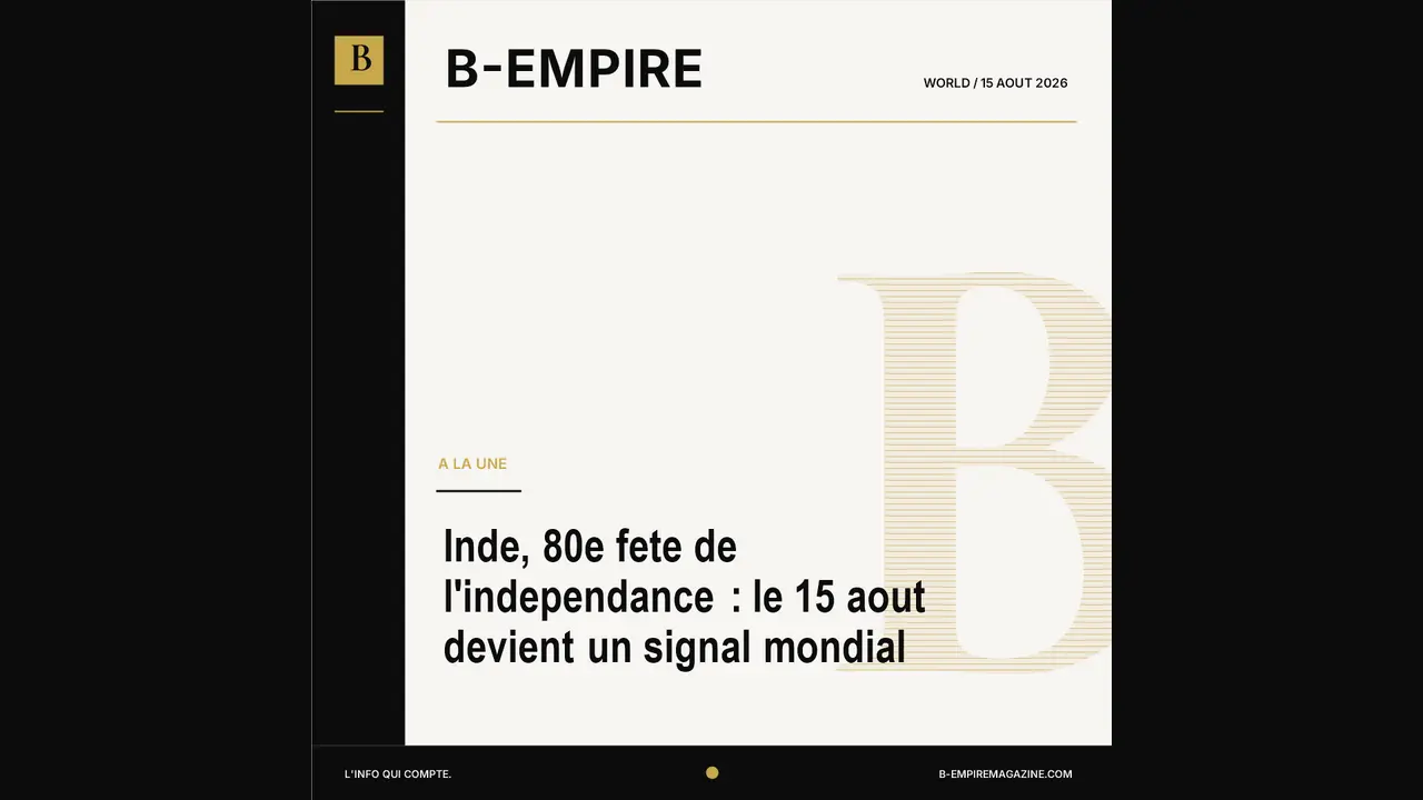 Inde, 80e fete de l'independance : le 15 aout devient un signal mondial