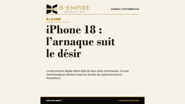 iPhone 18 : les fausses offres transforment le désir tech en piège numérique
