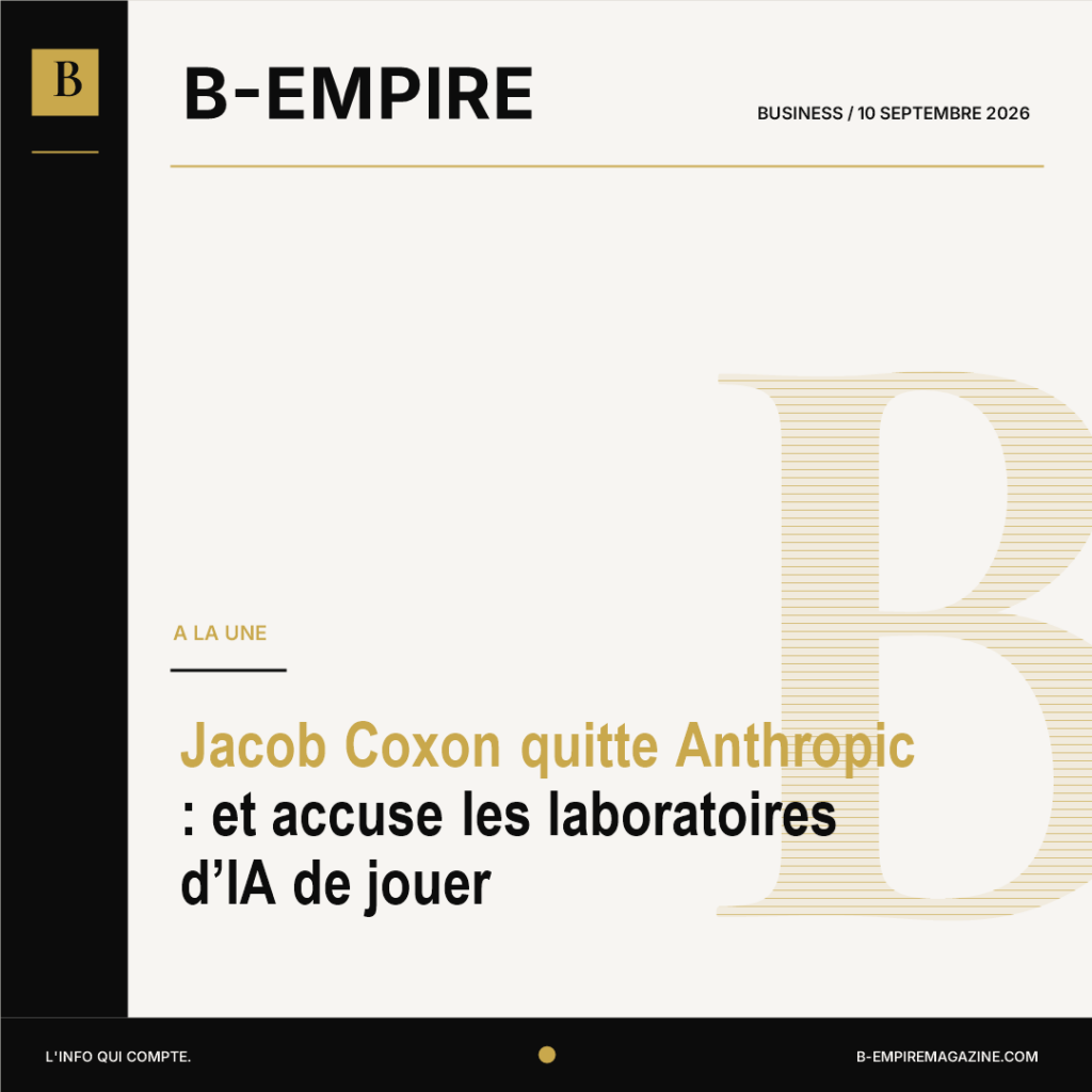 Jacob Coxon quitte Anthropic : et accuse les laboratoires d’IA de jouer