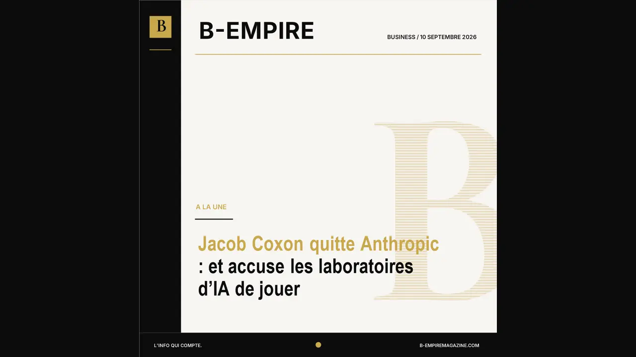 Jacob Coxon quitte Anthropic : et accuse les laboratoires d’IA de jouer