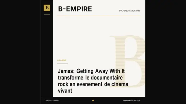 James: Getting Away With It transforme le documentaire rock en evenement de cinema vivant