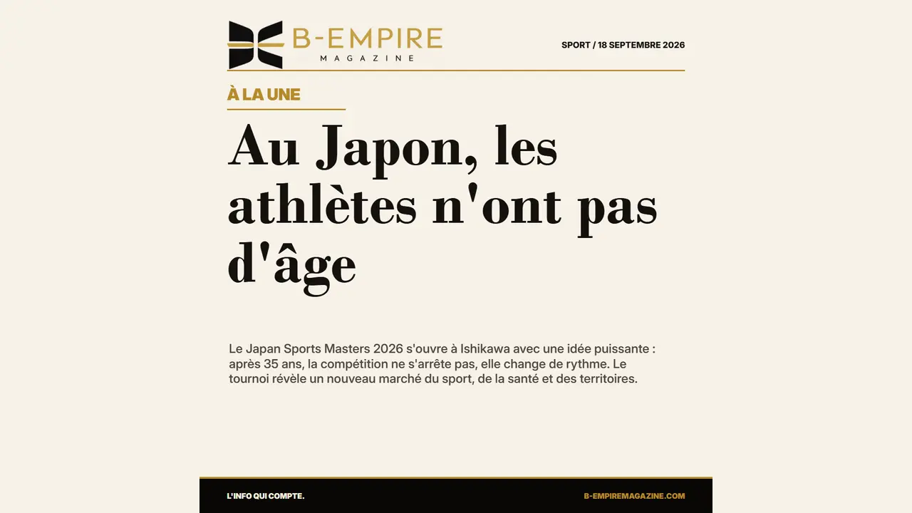 Au Japon, les athlètes n'ont pas d'âge