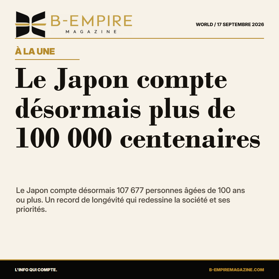 Le Japon compte désormais plus de 100 000 centenaires