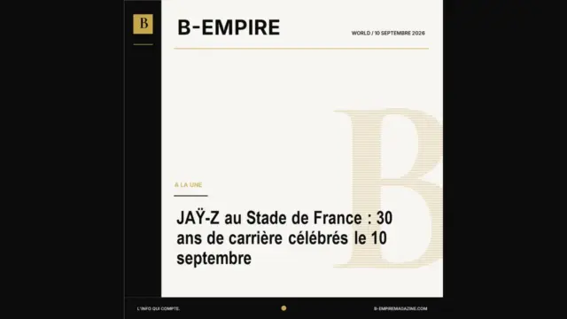 JAŸ-Z au Stade de France : 30 ans de carrière célébrés le 10 septembre
