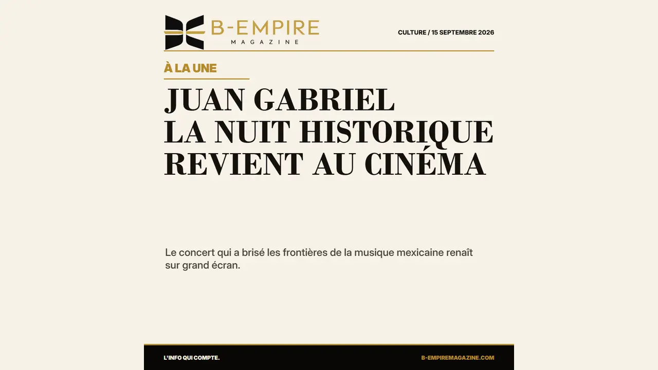 Juan Gabriel au cinéma : la nuit historique que le monde redécouvre