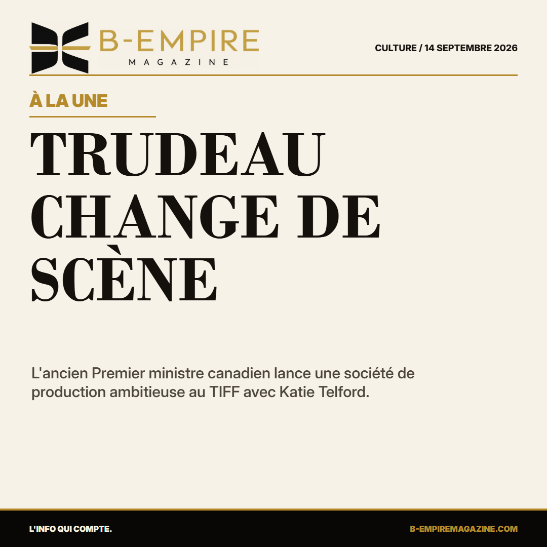 La reconversion qui surprend le Canada : Justin Trudeau se lance dans le cinéma