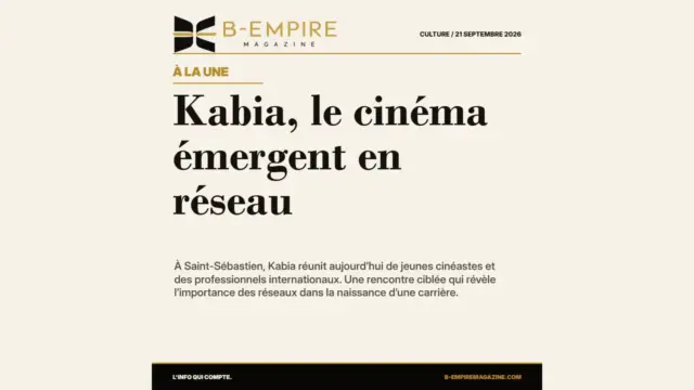 Kabia : Saint-Sébastien transforme le réseautage en tremplin pour jeunes cinéastes