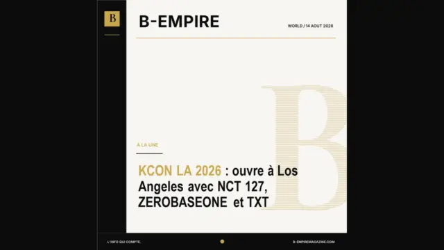 KCON LA 2026 : ouvre à Los Angeles avec NCT 127, ZEROBASEONE et TXT