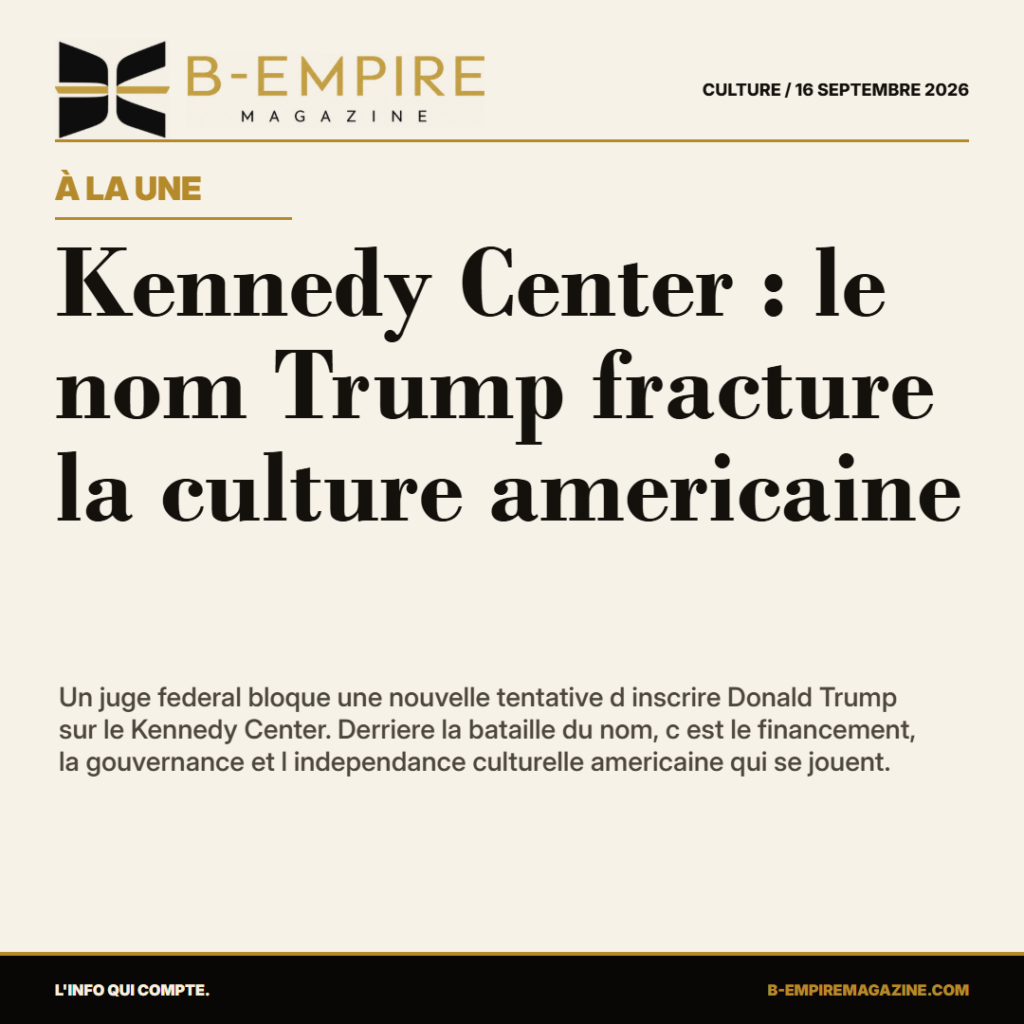 Kennedy Center : le nom Trump fracture la culture americaine