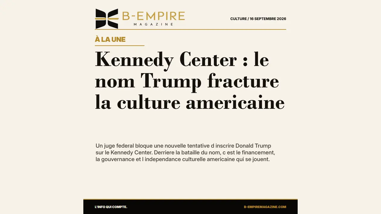 Kennedy Center : le nom Trump fracture la culture americaine