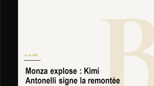 Monza explose : Kimi Antonelli signe la remontée qui entre dans l’histoire de la F1