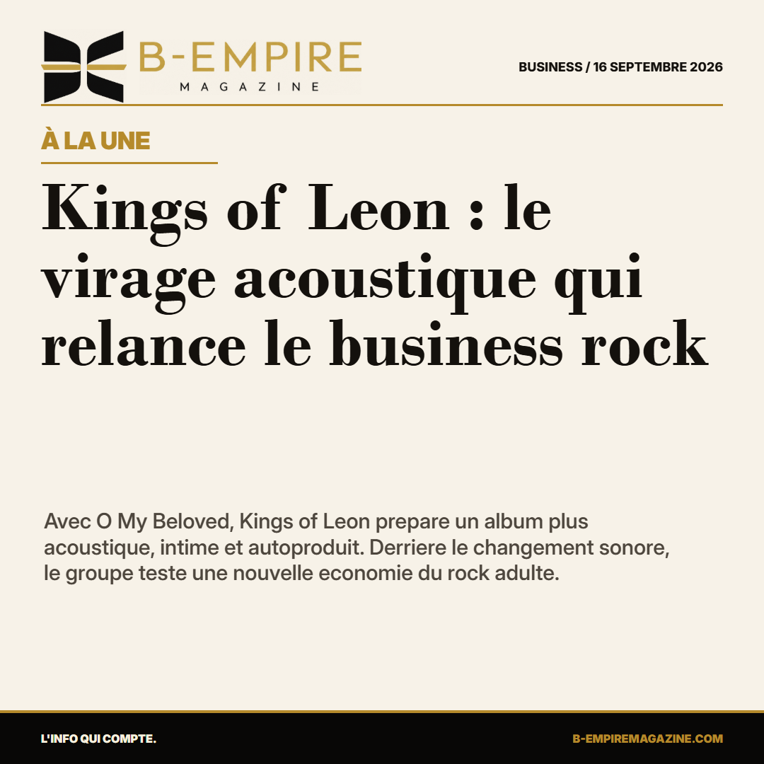 Kings of Leon : le virage acoustique qui relance le business rock