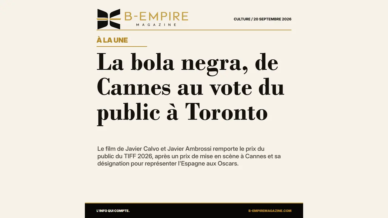 La bola negra, de Cannes au vote du public à Toronto