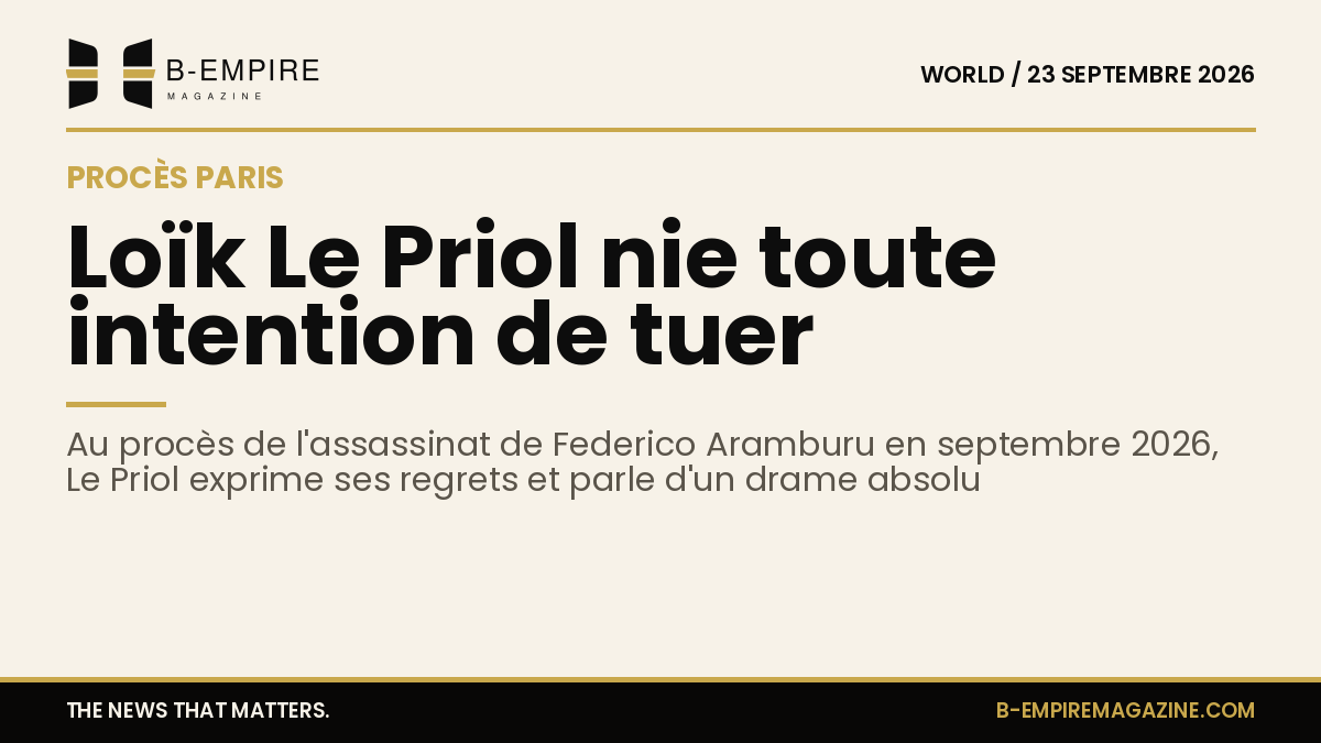 Photo fictive d'une salle d'audience avec un micro et un banc de témoins lors du procès à Paris