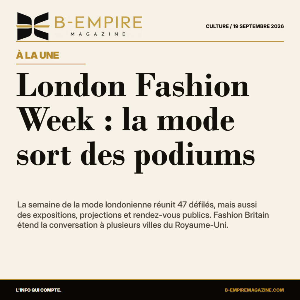 London Fashion Week : la mode sort des podiums