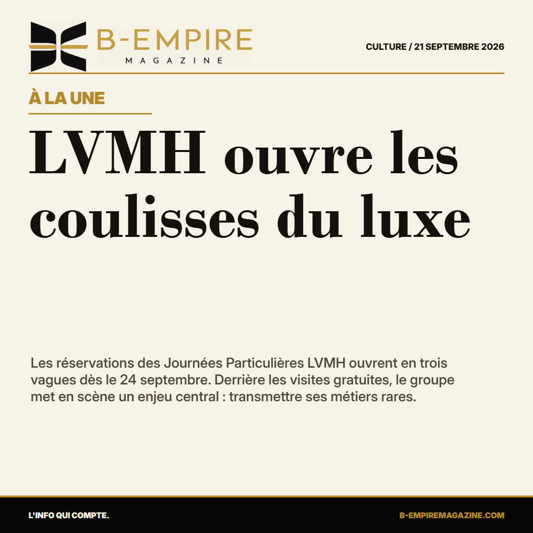Journées Particulières LVMH : quand les coulisses du luxe deviennent une stratégie de
