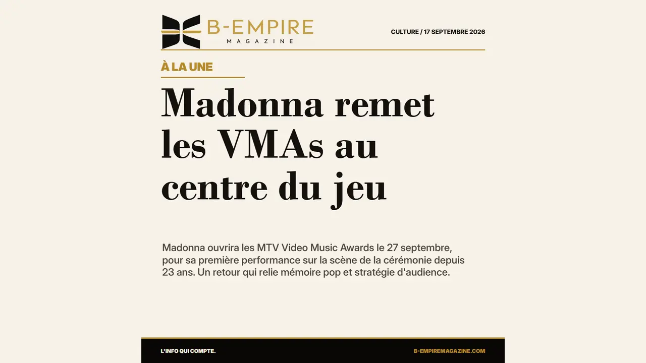 Madonna remet les VMAs au centre du jeu
