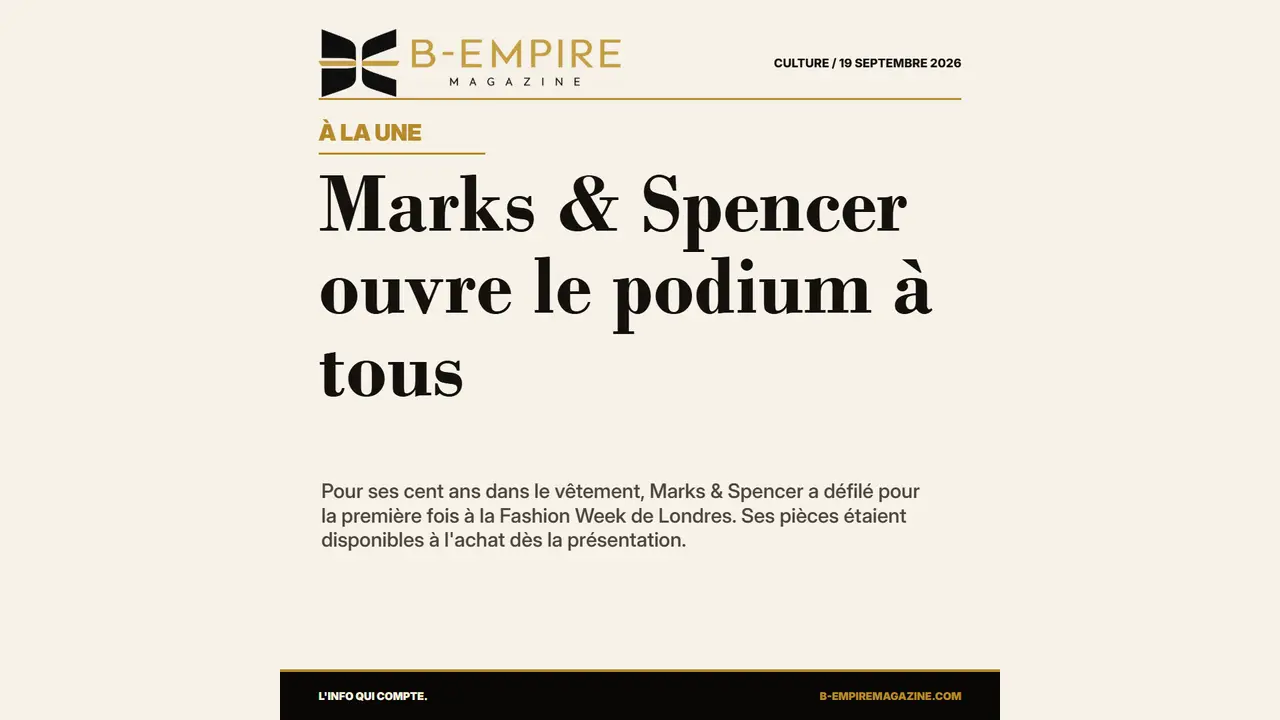 Marks & Spencer ouvre le podium à tous