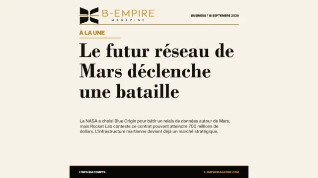 Le futur réseau de Mars déclenche une bataille