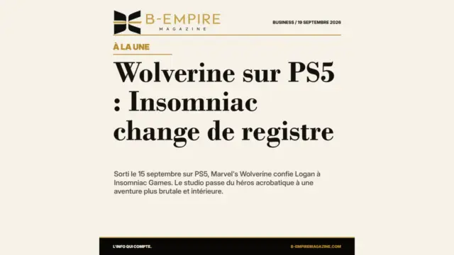 Wolverine sur PS5 : Insomniac change de registre