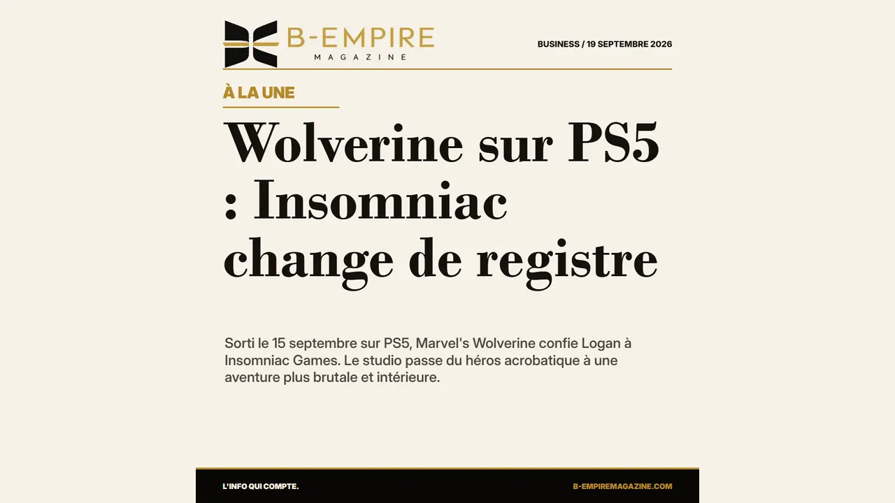 Wolverine sur PS5 : Insomniac change de registre