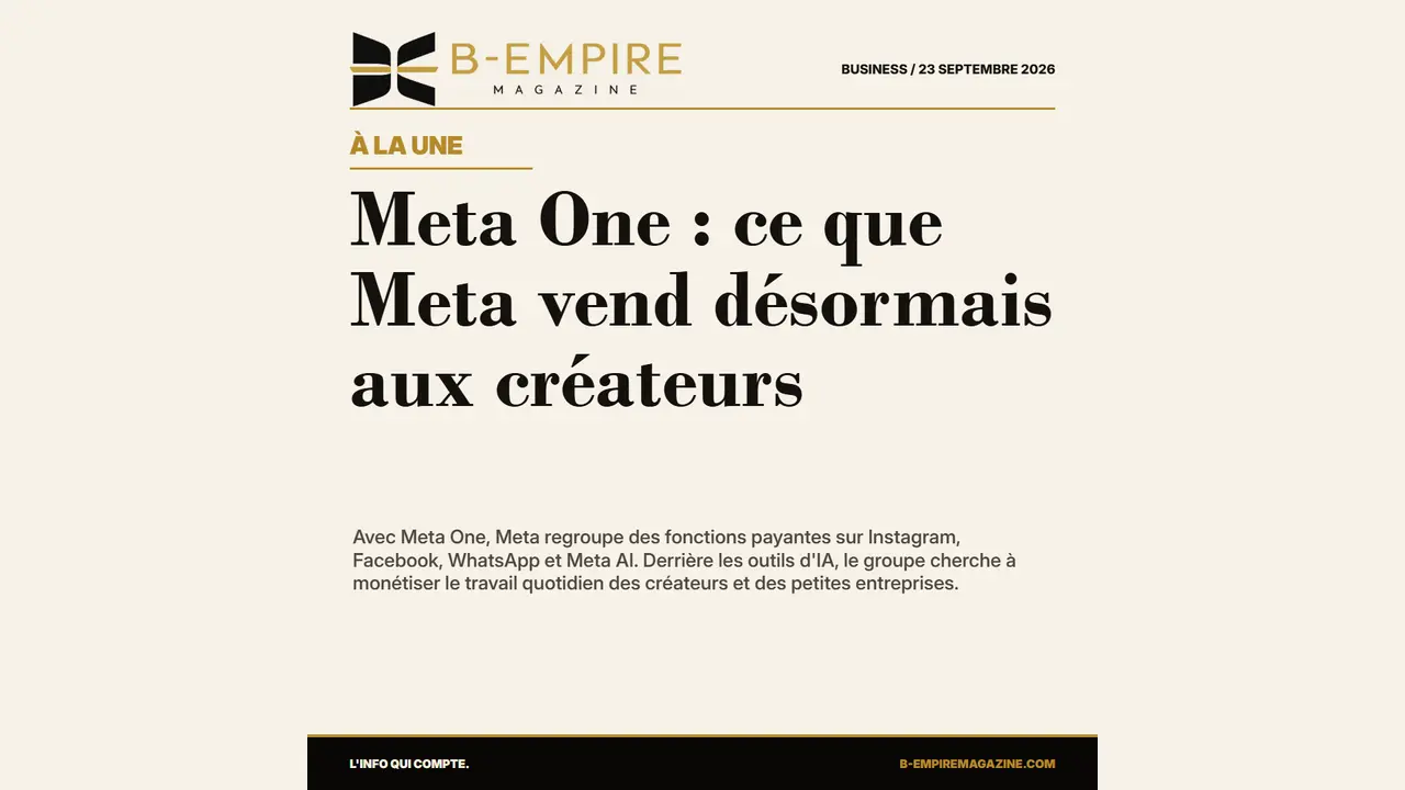 Meta One : la création de contenu et la relation client passent à l'abonnement