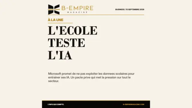 IA à l’école : Microsoft pose ses garde-fous pendant que Washington temporise