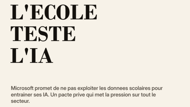 IA à l’école : Microsoft pose ses garde-fous pendant que Washington temporise