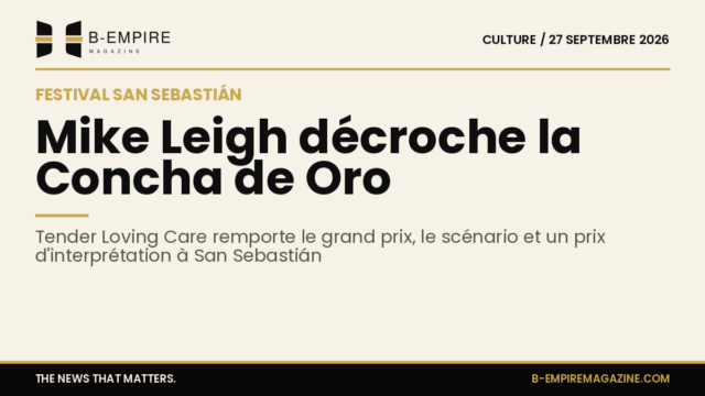 Affiche officielle du film Tender Loving Care récompensé au festival de San Sebastián