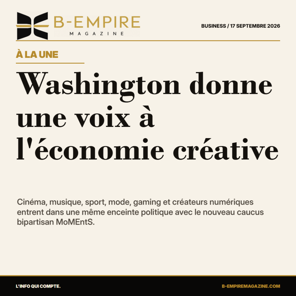 Washington donne une voix à l'économie créative