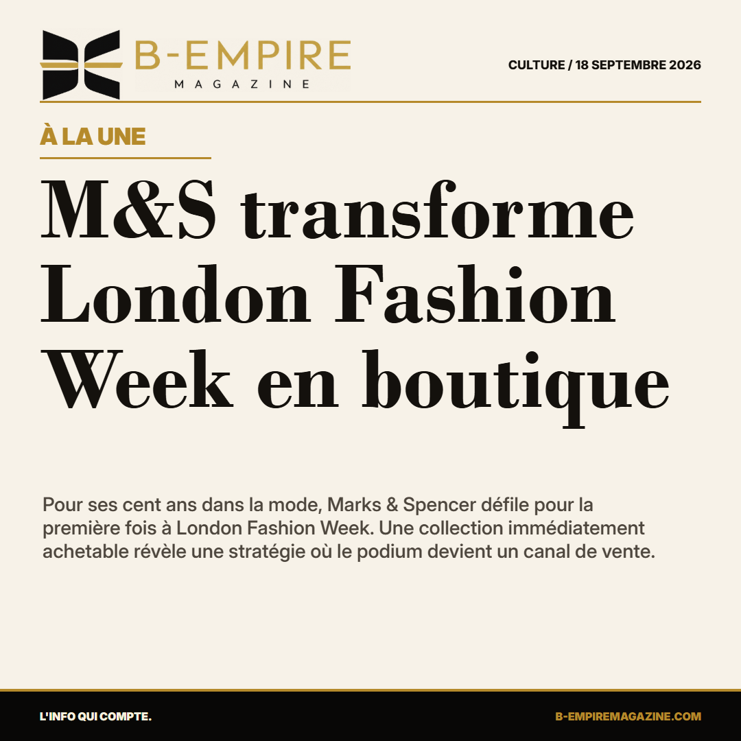 M&S transforme London Fashion Week en boutique