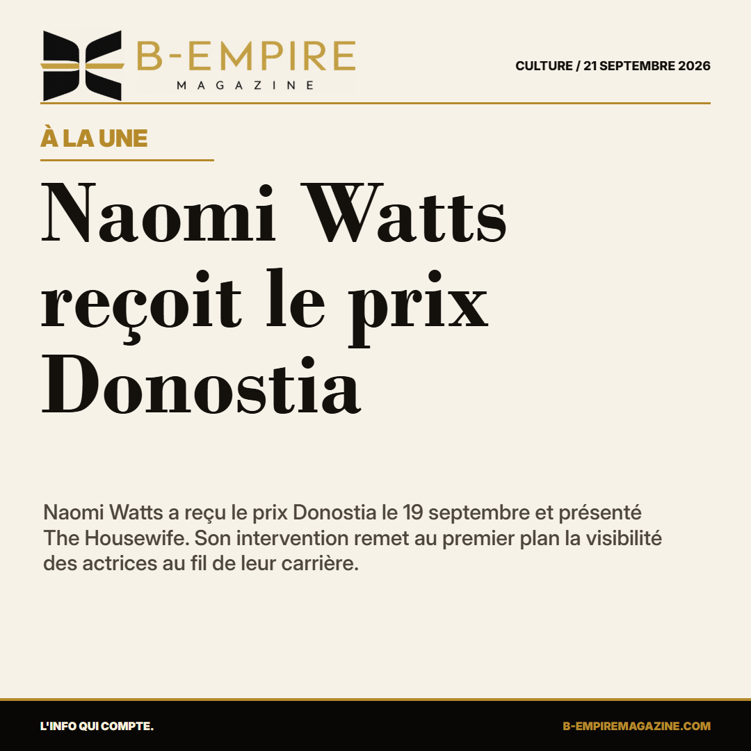 Naomi Watts à Saint-Sébastien : un prix, un film et une question d'âge