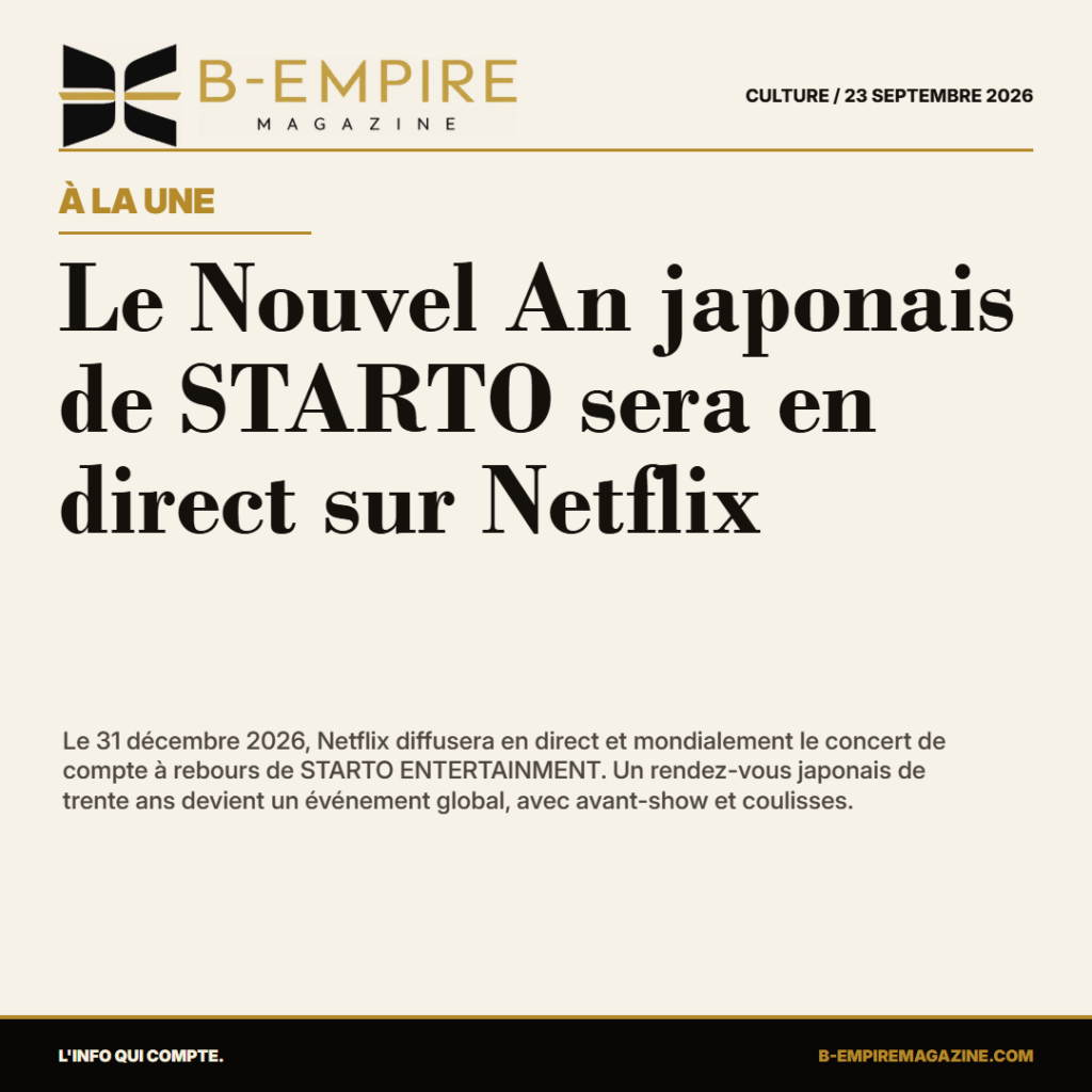 Netflix ouvre le concert du Nouvel An de STARTO au monde entier