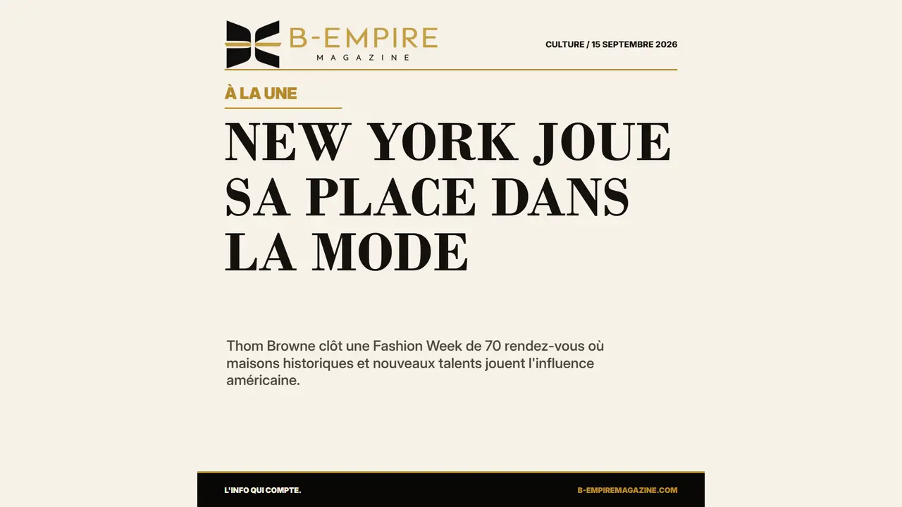 New York Fashion Week : la finale qui veut replacer l'Amérique au centre de la mode