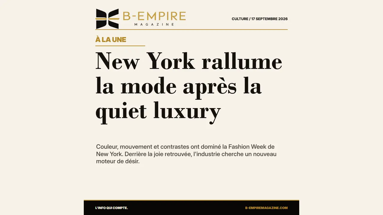New York rallume la mode après la quiet luxury