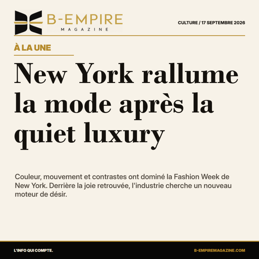 New York rallume la mode après la quiet luxury