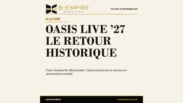 Oasis Live ’27 : le retour à Knebworth et Paris qui affole déjà le monde