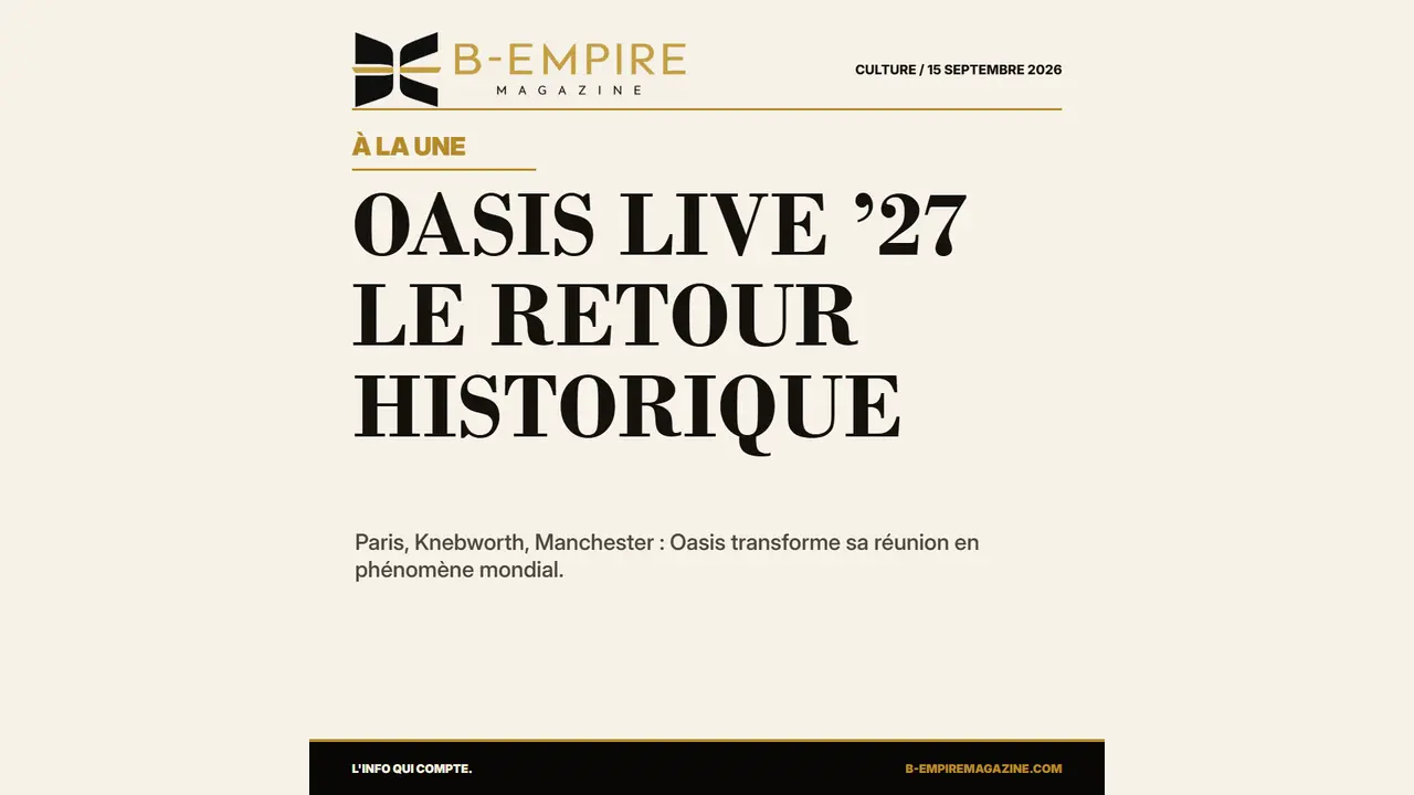 Oasis Live ’27 : le retour à Knebworth et Paris qui affole déjà le monde